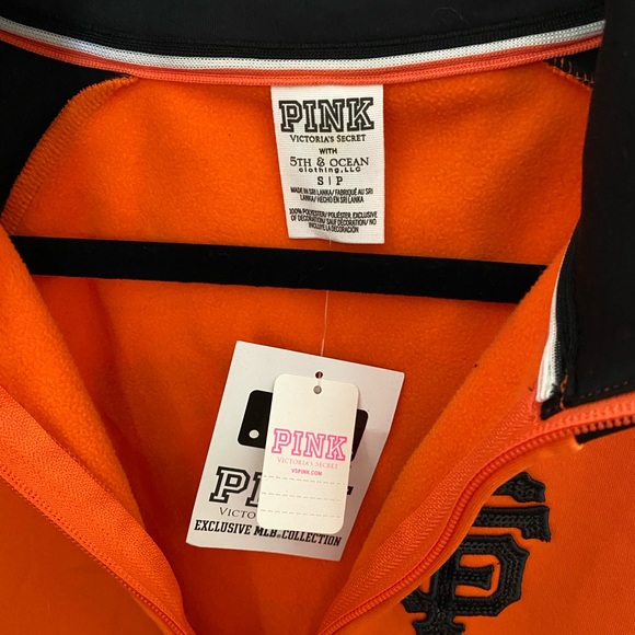 Victoria Secret Pink SF Giants Zipper Sweatshirt - Picture 5 of 7